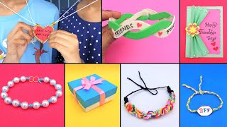 DIY 7 Easy Friendship Bracelets amp Gifts ideasFriendship bands amp gifts making for beginners [upl. by Northington]