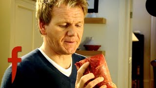 Gordon Ramsays Ribeye Recipe  The F Word [upl. by Darton]