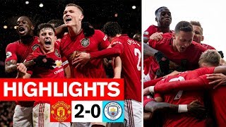 Martial amp McTominay fire the Reds to derby win  Manchester United 20 Man City  Premier League [upl. by Iruy]