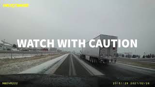 I90 pile up in Billings Montana [upl. by Notsla]