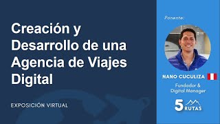 TALLER VIRTUAL ✈️ CÓMO CREAR Y DESARROLLAR UNA AGENCIA DE VIAJES ONLINE 🌎 [upl. by Lachish]