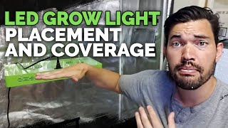 LED Grow Light Placement and Coverage Mars Hydro Review [upl. by Thayne]