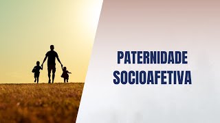 Paternidade socioafetiva [upl. by Atirahc276]