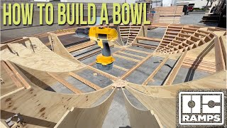 How to build a bowl  skate park or ramp [upl. by Lowry]