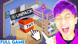 LANKYBOX Playing UNPACKING FULL GAME PLAY [upl. by Halyhs]