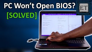 Computer Cant Enter BIOS  How to Force It [upl. by Lambart]