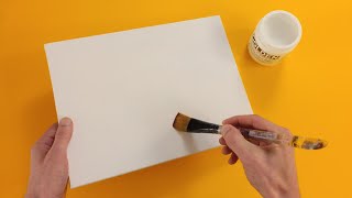 How to Prepare a Canvas for Watercolor [upl. by Kihtrak]