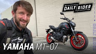 2021 Yamaha MT07 Review  Daily Rider [upl. by Zaob]