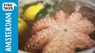 How to COOK amp PREP OCTOPUS tender  Bart van Olphen [upl. by Ecnerolf]