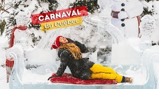 WORLDS BIGGEST WINTER CARNAVAL  Carnaval de Quebec in Quebec City [upl. by Greta]