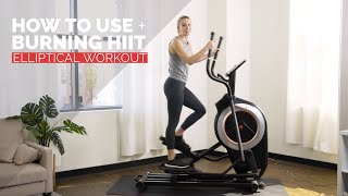 Burning Elliptical HIIT Workout for Beginners  How to Use Effectively [upl. by Calendra]