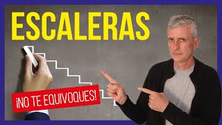 📏👌Medidas de ESCALERAS Interiores  💪 Claves del Diseño de una Escalera [upl. by Curt]