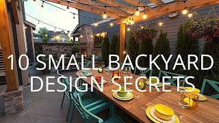 Small Landscape Design Ideas 10 Secrets [upl. by Atnohsal547]