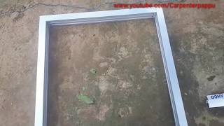 How to make aluminium window frame [upl. by Heinrick192]