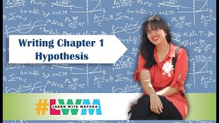 Tagalog Writing Chapter 1 Hypothesis with Examples [upl. by Lorin]