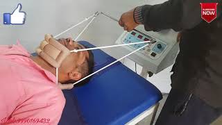 Cervical traction machine Uses Physiotherapy HCD444 [upl. by Noraa]