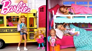 Barbie Sisters Morning to Night Routine School Life Episodes  Titi Toys amp Dolls [upl. by Roze348]