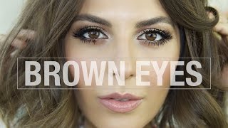 Makeup Tutorial For Brown Eyes  S1 EP8 [upl. by Aizatsana]