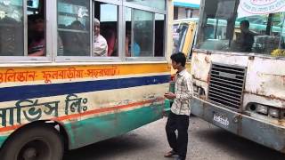 Dhaka city bus helper calling for passenger [upl. by Dazhehs]