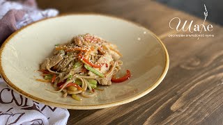 Удон с курицей и овощами Лапша WOK Рецепт [upl. by Eigla]