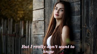 I Really Dont Want To Know 1954  EDDY ARNOLD  Lyrics [upl. by Ellen]