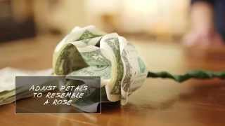 How to Make Flowers out of Dollar Bills [upl. by Hardigg]