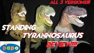 Papo quotStandingquot Tyrannosaurus Rex Review All 3 versions [upl. by Anton881]