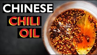 How to make Chili Oil EASY 5 MIN RECIPE CHINESE HOT SAUCE 中国辣椒油 [upl. by Bran457]