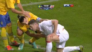 Sweden vs England 42 Official Goals and Highlights  FATV 141112 [upl. by Amadeus28]