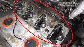 Chevy GMC 53L INTAKE MANIFOLD GASKET UPGRADE with KNOCK SENSORS [upl. by Eecyac]