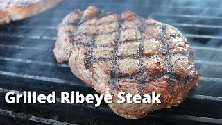 THE BEST Grilled Ribeye Steaks on Weber Kettle [upl. by Enimzzaj631]