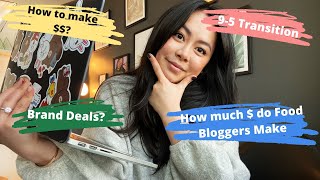 How I Make Money as a Food Blogger FIVE FIGURES A MONTH [upl. by Reifinnej]