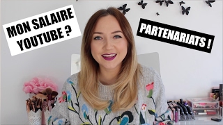 FAQ  Partenariats rémunération vivre grâce à Youtube [upl. by Bary375]