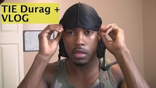 How to Get 360 Waves amp Tie A Durag Perfectly VLOG5 [upl. by Milka]