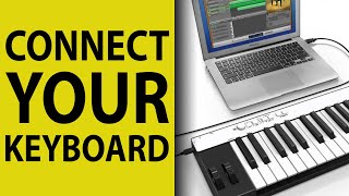 How to Connect a MIDI Keyboard to a Computer [upl. by Acireh]