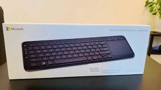 Unboxing  Microsoft All In One Wireless Keyboard [upl. by Tynan]