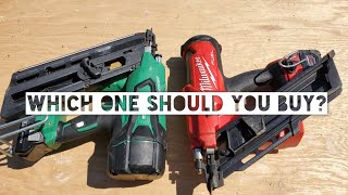 Milwaukee vs Metabo Framing Nailers [upl. by Leeth]