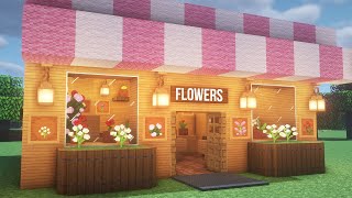 How to build a flower shop in Minecraft [upl. by Maida129]