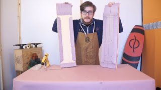 Easy Inexpensive DIY Skateboard  Part 1 Making the Mold [upl. by Eanwahs]