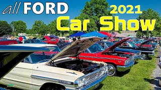 2021 all Ford car show Carlisle PA Day 1 classic cars trucks muscle cars Ford Lincoln Mercury only [upl. by Mahau]