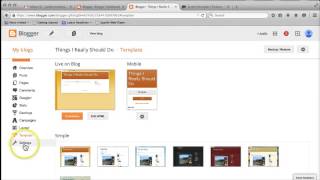 Create a new blog and first post using Blogger [upl. by Yllek]