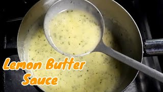 LEMON BUTTER SAUCE  TIPS TO PREVENT SPLIT  SAUCES RECIPE [upl. by Evy]