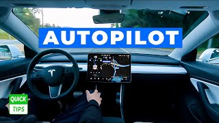 Tesla Model Y How To Use Autopilot [upl. by Bethel]