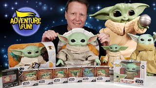 Baby Yoda the Child Mandalorian Yoda Collection Baby Yoda Toys Unboxing Adventure Fun Toy review [upl. by Zebapda]