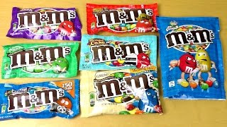 MampMs in different Flavors Mars mms Variety Review [upl. by Amber]