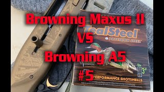 Which One Is Better Browning Maxus II VS Browning A5 [upl. by Vilberg]