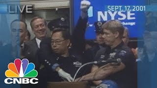 Reopening the NYSE after 911  Archives  CNBC [upl. by Oinotnaocram]