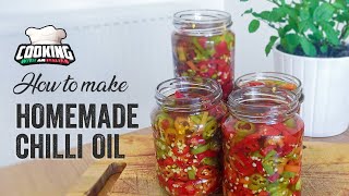 How to make Homemade PROPER FRESH CHILLI OIL recipe italian style authentic [upl. by Crellen]