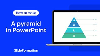 How to create 3D Pyramid chart in PowerPoint presentation [upl. by Lerak652]