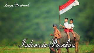 INDONESIA PUSAKA  Lirik Indonesia Tanah Air Beta Lagu Wajib Nasional [upl. by Kajdan]